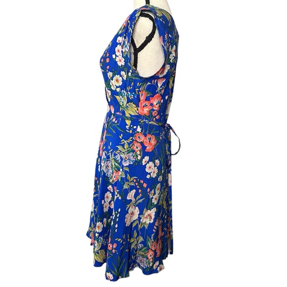 Yumi Kim Soho Mixer Silk Floral Wrap Dress - Picture 5 of 10